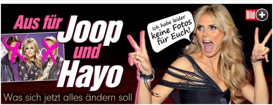 Csak előfizetőknek: a Bild címlapsztorija Bild+-os anyagként került fel az online felületre