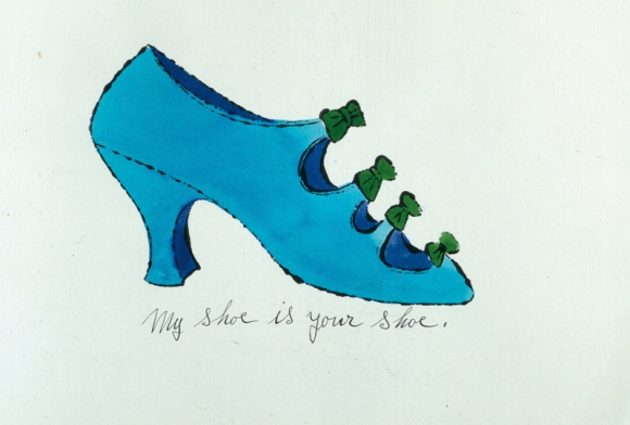 Andy Warhol – Az I. Miller Shoes-nak készített hirdetés • 1955, Museum of Modern Art, New York