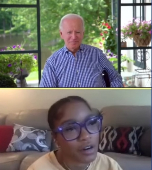Keke Palmer interjúja Bidennel