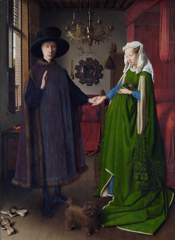 Jan van Eyck: Arnolfini házaspár - Forrás: Wikimedia